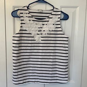 J. Crew Striped Preppy Shell Tank